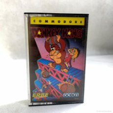 Videojuegos y Consolas: JUEGO CASSETTE - COMMODORE - DONKEY KONG + CAJA - AÑO 1987. Lote 402162259