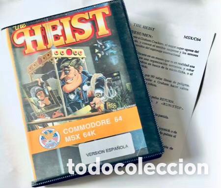 Videojuegos y consolas: The Heist ハイスト[Aackosoft] 1986 [Eaglesoft / Livesay Computer] [MSX] [Commodore 64 C64] - Foto 4
