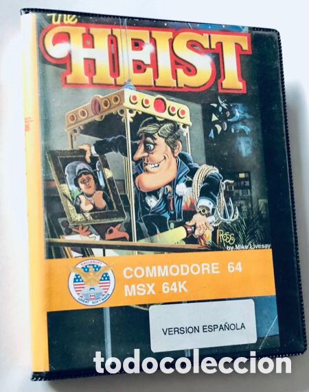 Videojuegos y consolas: The Heist ハイスト[Aackosoft] 1986 [Eaglesoft / Livesay Computer] [MSX] [Commodore 64 C64] - Foto 1
