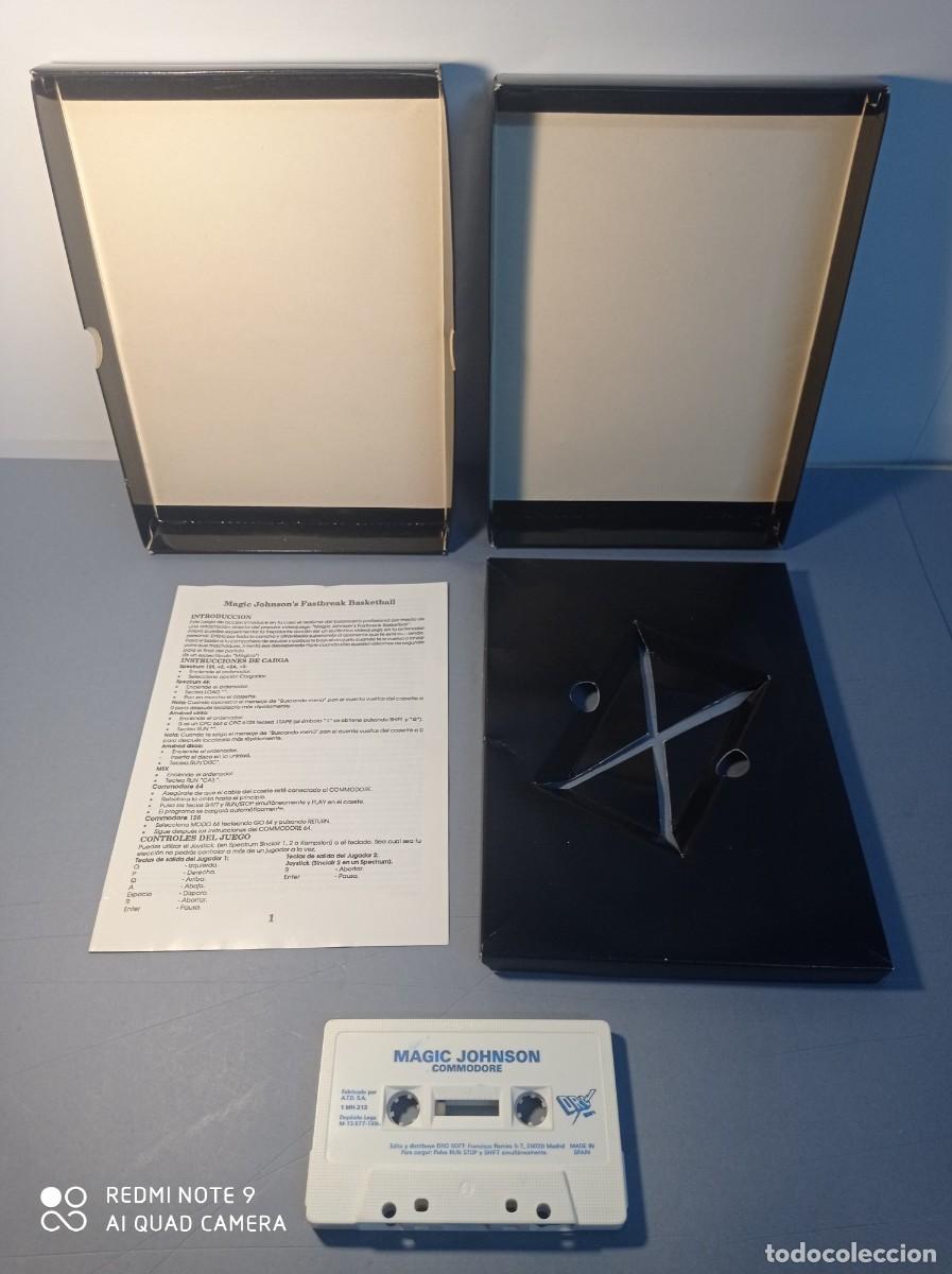 Videojuegos y consolas: Juego Commodore Magic Johnsons (caja) 1990 Dro Soft - Foto 2