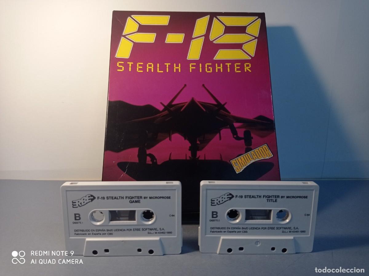 Videojuegos y consolas: Juego Commodore F-19 Stealth Fighter (caja) 1990 Erbe - Foto 7