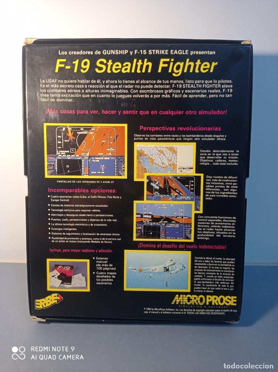 Videojuegos y consolas: Juego Commodore F-19 Stealth Fighter (caja) 1990 Erbe - Foto 11