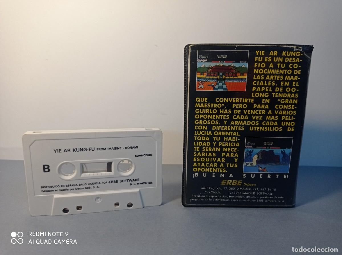 Videojuegos y consolas: Juego Commodore Yie Ar Kung-Fu (Estuche) 1985 Erbe Software - Foto 3