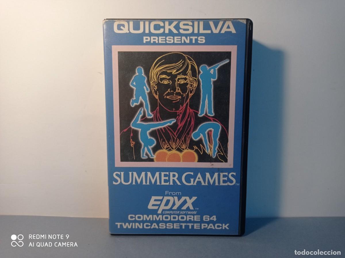 Videojuegos y consolas: Juego Commodore Summer Games (Caja) 1984 Epyx Computer Software - Foto 1