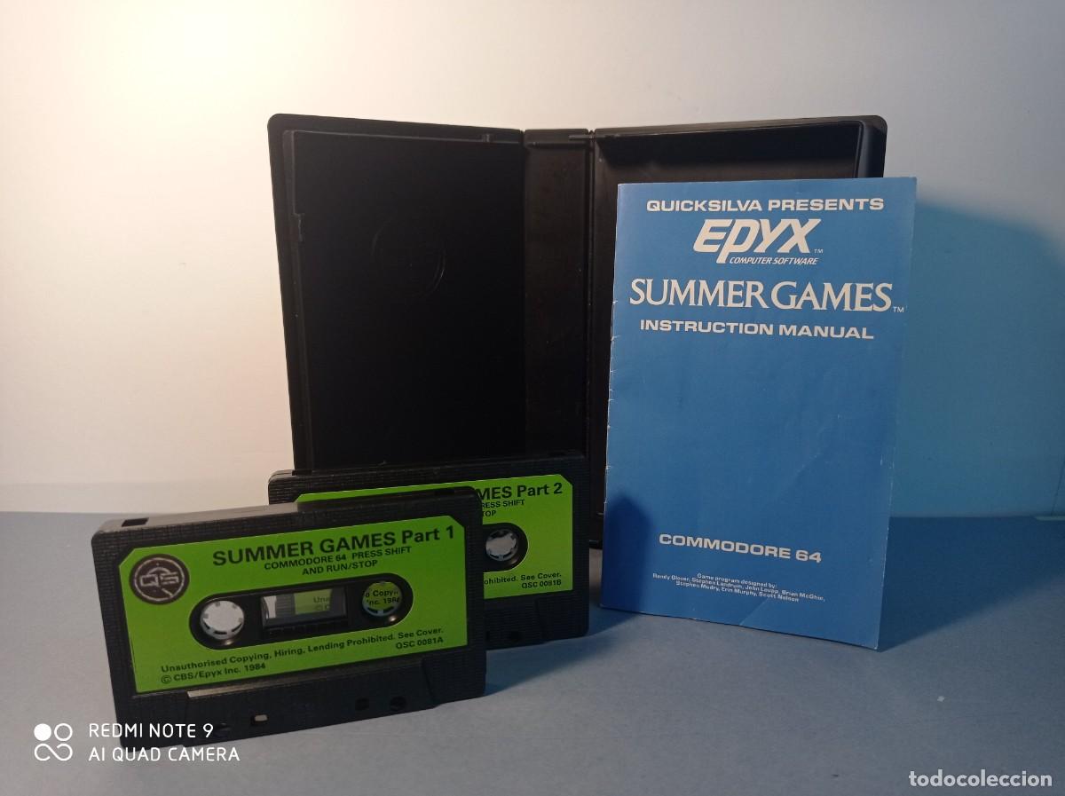 Videojuegos y consolas: Juego Commodore Summer Games (Caja) 1984 Epyx Computer Software - Foto 2