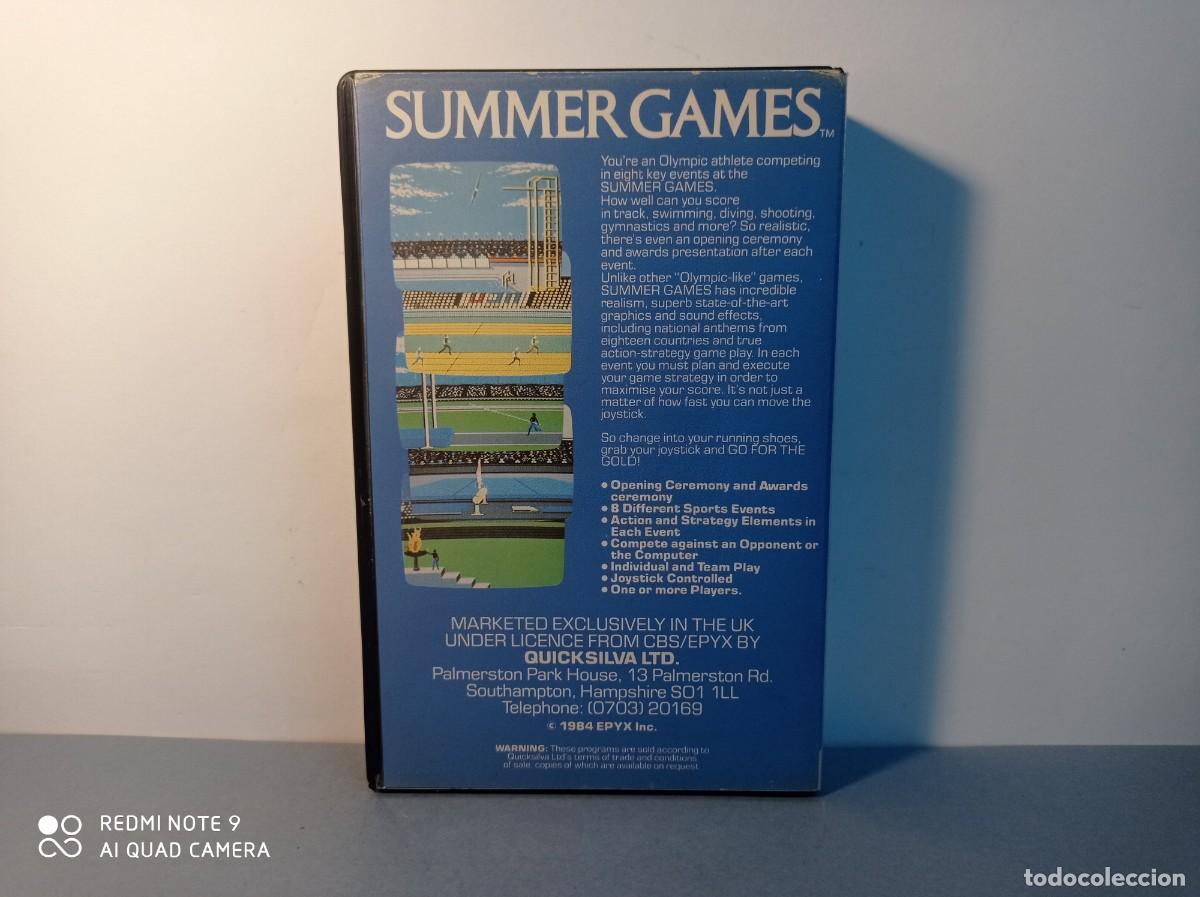 Videojuegos y consolas: Juego Commodore Summer Games (Caja) 1984 Epyx Computer Software - Foto 6