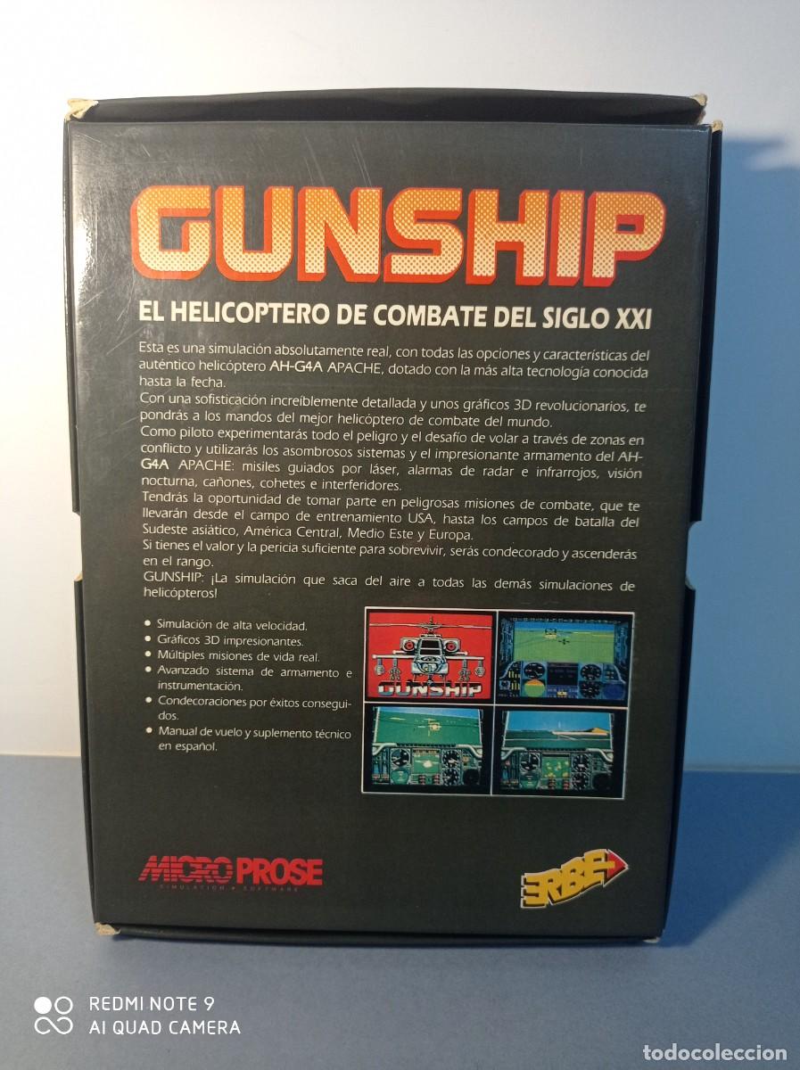Videojuegos y consolas: Juego Commodore Gunship (Caja) 1990 Erbe Software - Foto 9