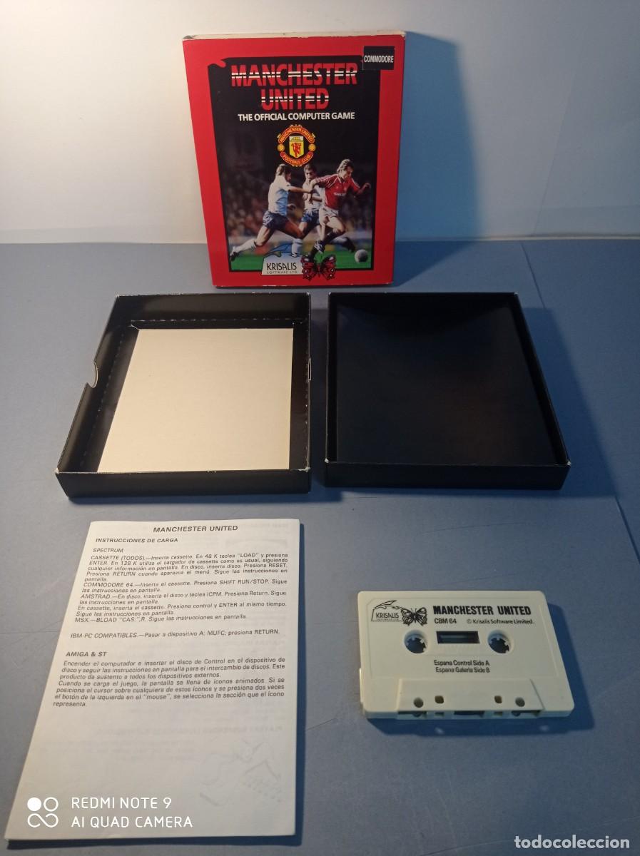 Videojuegos y consolas: Juego Commodore Manchester United (Caja) Krisalis Software - Foto 3