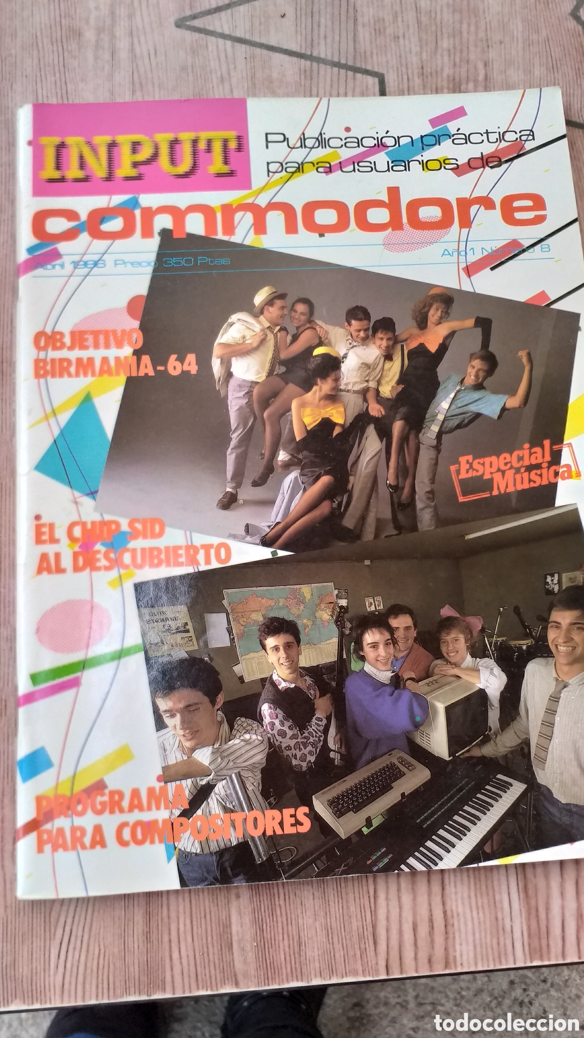Videojuegos y consolas: Revista n⁰8 imput commodore abril 1986 - Foto 1