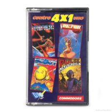 Videojuegos y Consolas: 4X1 DRO SOFT PULSE WARRIOR SCOUT VECTOR BALL FRENESIS 1989 CBM JUEGOS COMMODORE 64 128 C64 CASSETTE