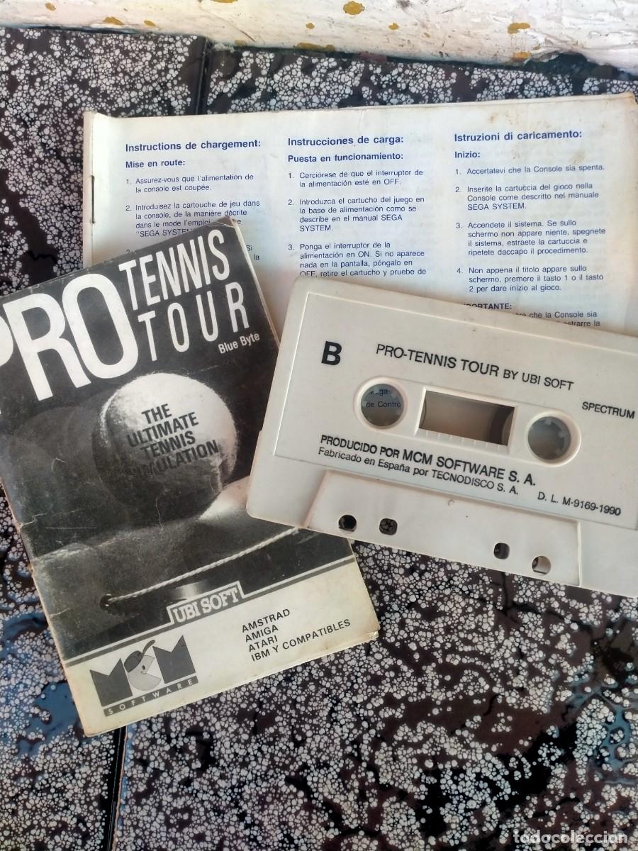 Videojuegos y consolas: VIDEO JUEGO PRO TENIS TOUR ERBE SPECTRUM SINCLAIR COMMODORE - Foto 3
