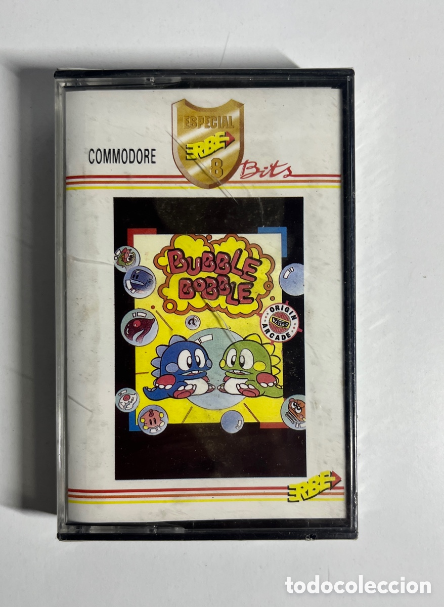 Videojuegos y consolas: Juego Bubble Bobble para commodore - Foto 1