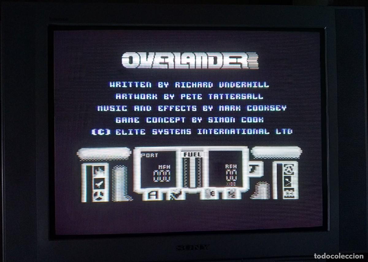Videojuegos y consolas: OVERLANDER. MCM - ELITE. COMMODORE 64 C64. - Foto 8