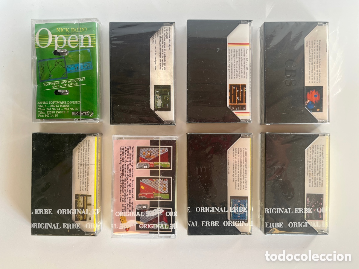 Videojuegos y consolas: Colecci&oacute;n 8 juegos cassete precintados - Foto 6