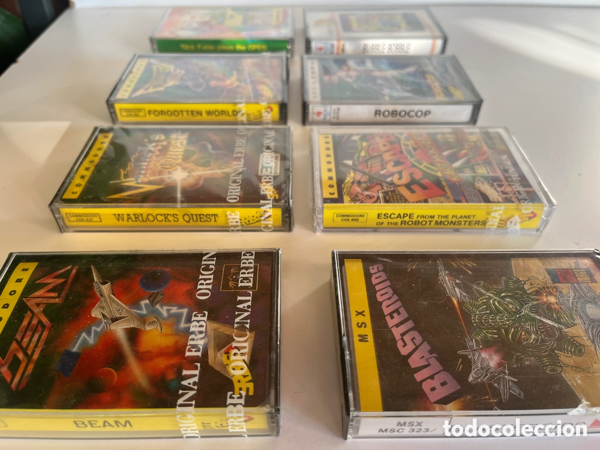 Videojuegos y consolas: Colecci&oacute;n 8 juegos cassete precintados - Foto 9