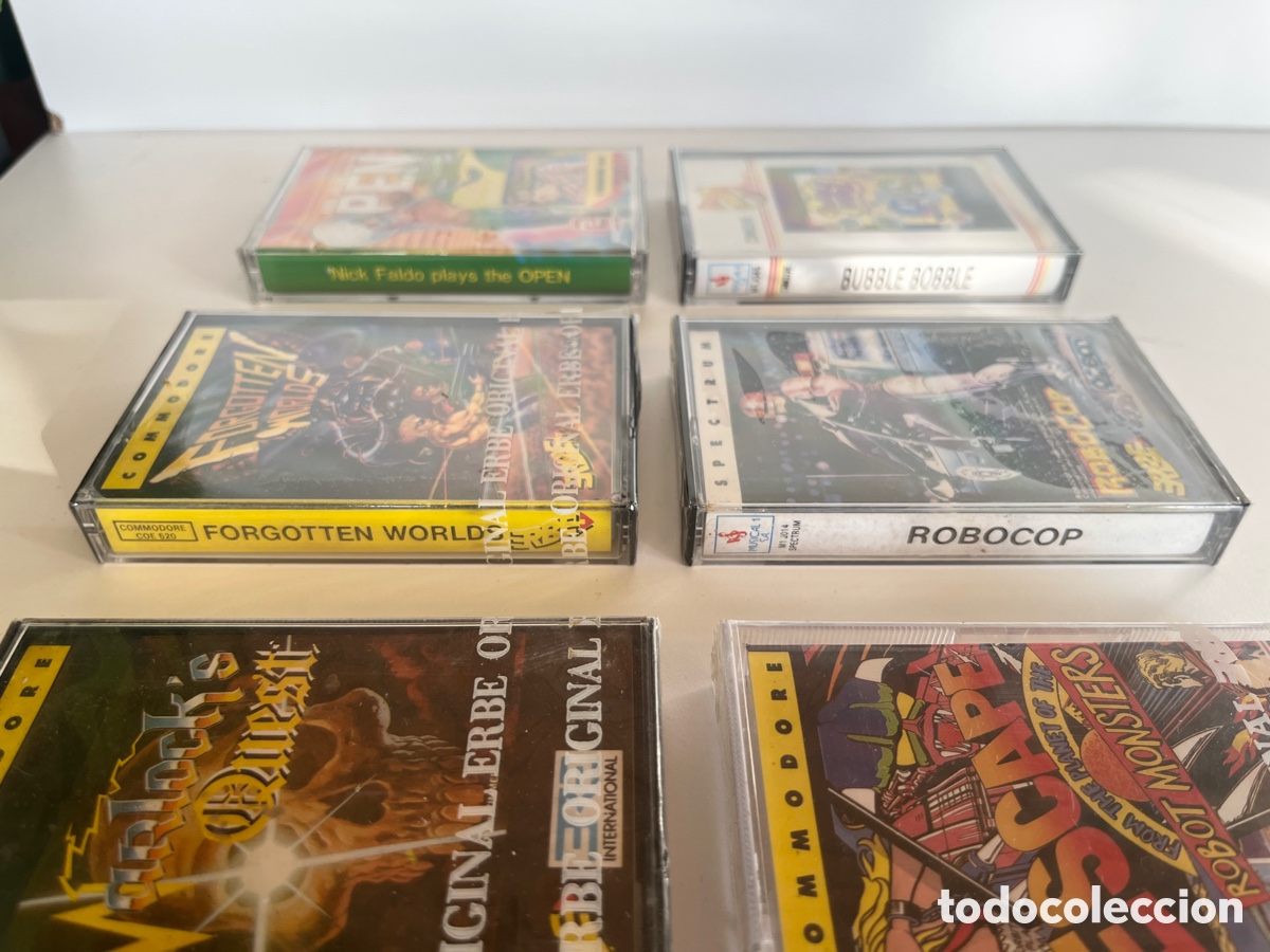 Videojuegos y consolas: Colecci&oacute;n 8 juegos cassete precintados - Foto 10