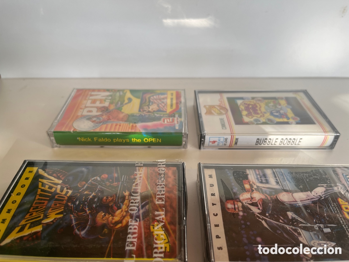 Videojuegos y consolas: Colecci&oacute;n 8 juegos cassete precintados - Foto 11