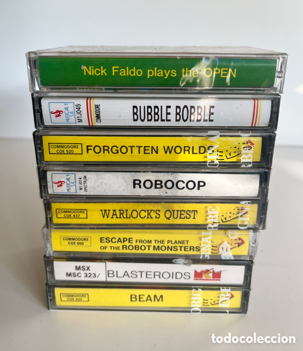 Videojuegos y consolas: Colecci&oacute;n 8 juegos cassete precintados - Foto 12