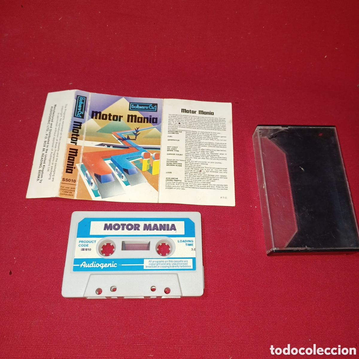 Videojuegos y consolas: JUEGO MOTOR MANIA PARA COMMDORE 64 - Foto 1