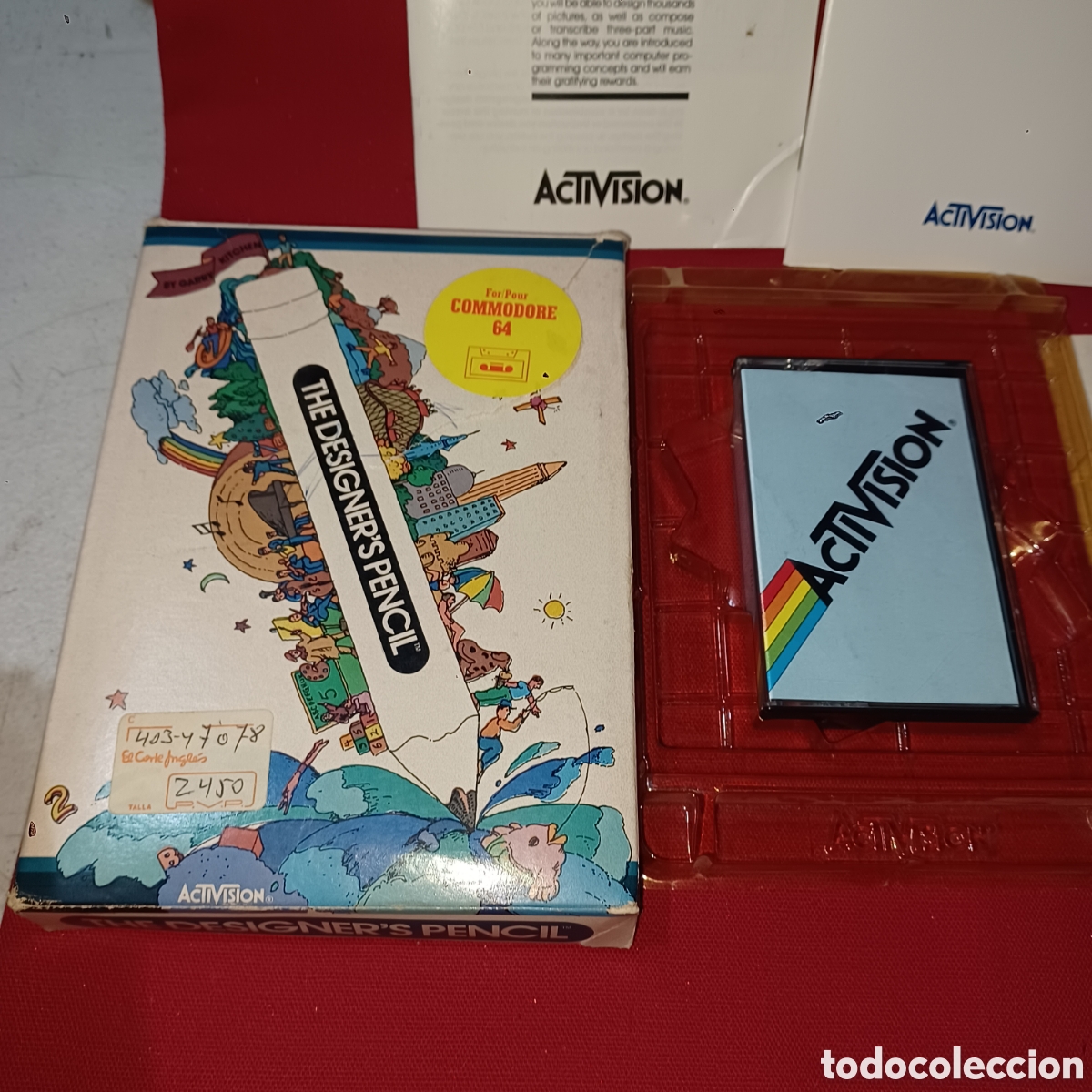 Videojuegos y consolas: LAPIZ DE DISE&Ntilde;O THE DESIGNERS PENCIL ACTIVISION COMMODORE 64 - Foto 2