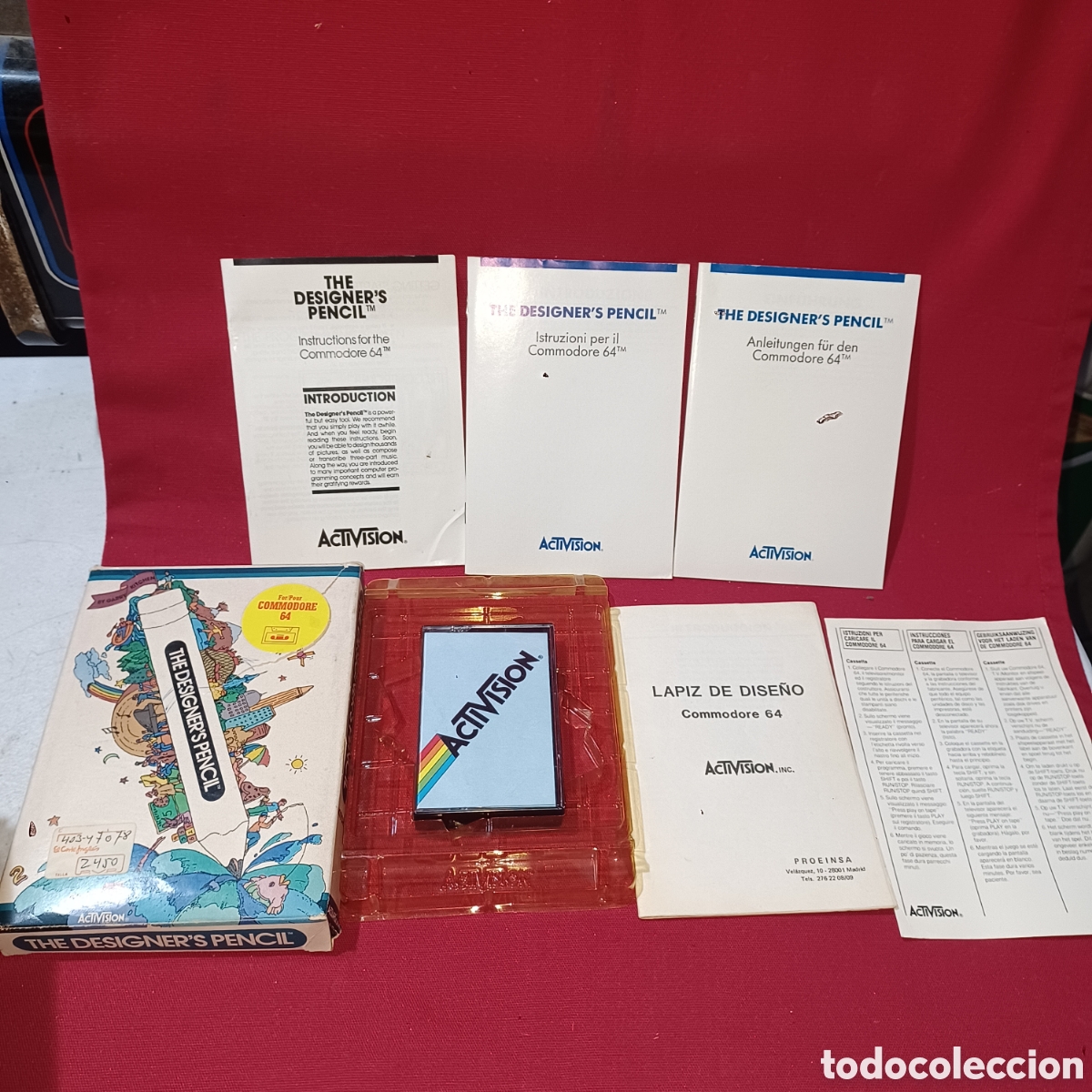 Videojuegos y consolas: LAPIZ DE DISE&Ntilde;O THE DESIGNERS PENCIL ACTIVISION COMMODORE 64 - Foto 1