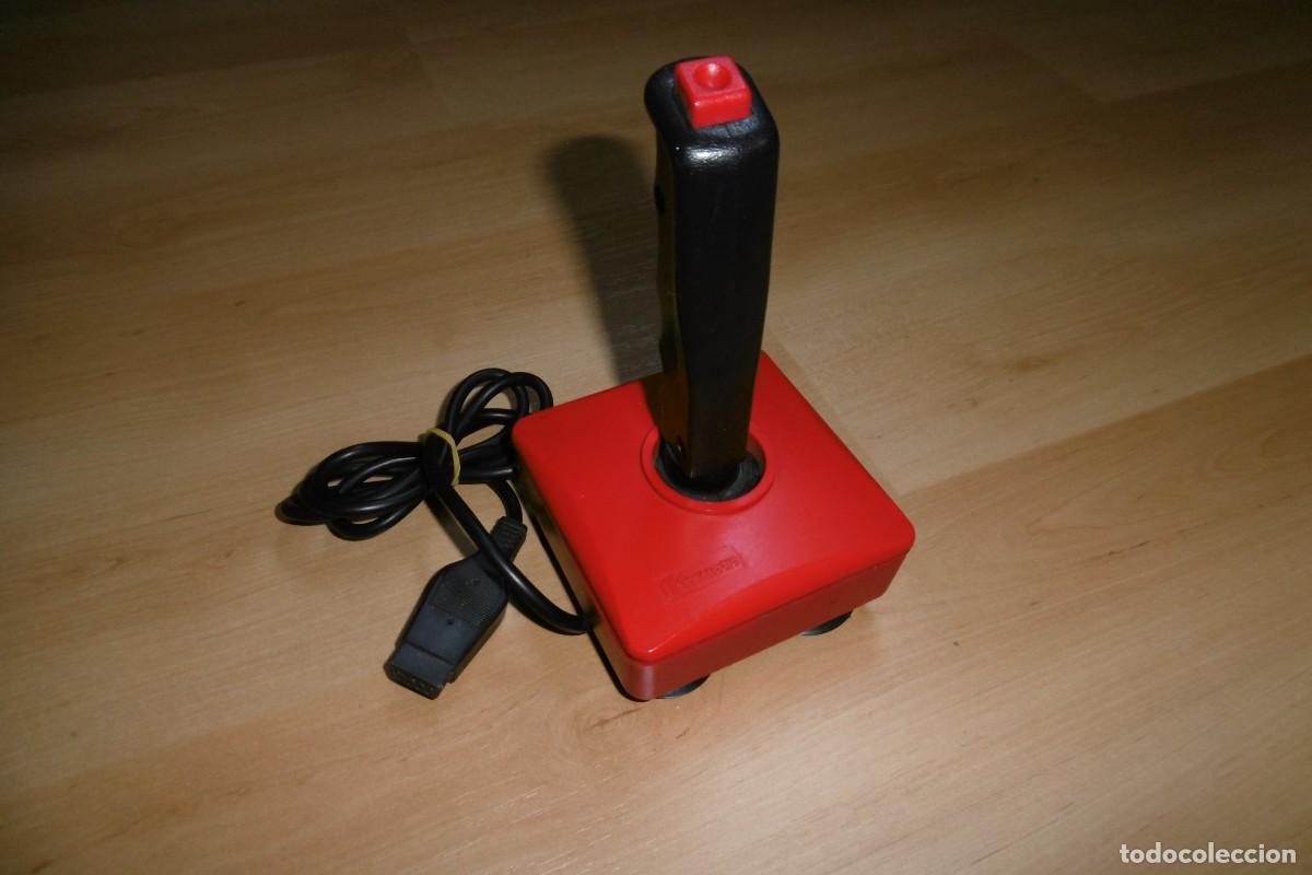 Videojuegos y consolas: Joystick norma Atari Commodore Idealogic color Rojo Funcionamiento OK - Foto 2