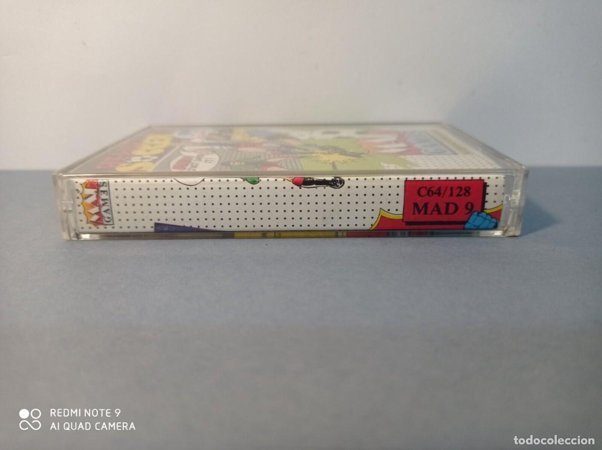 Videojuegos y consolas: Juego Commodore&nbsp; Five a side soccer ( Caja cassete ) 1985 Mad Games - Foto 5