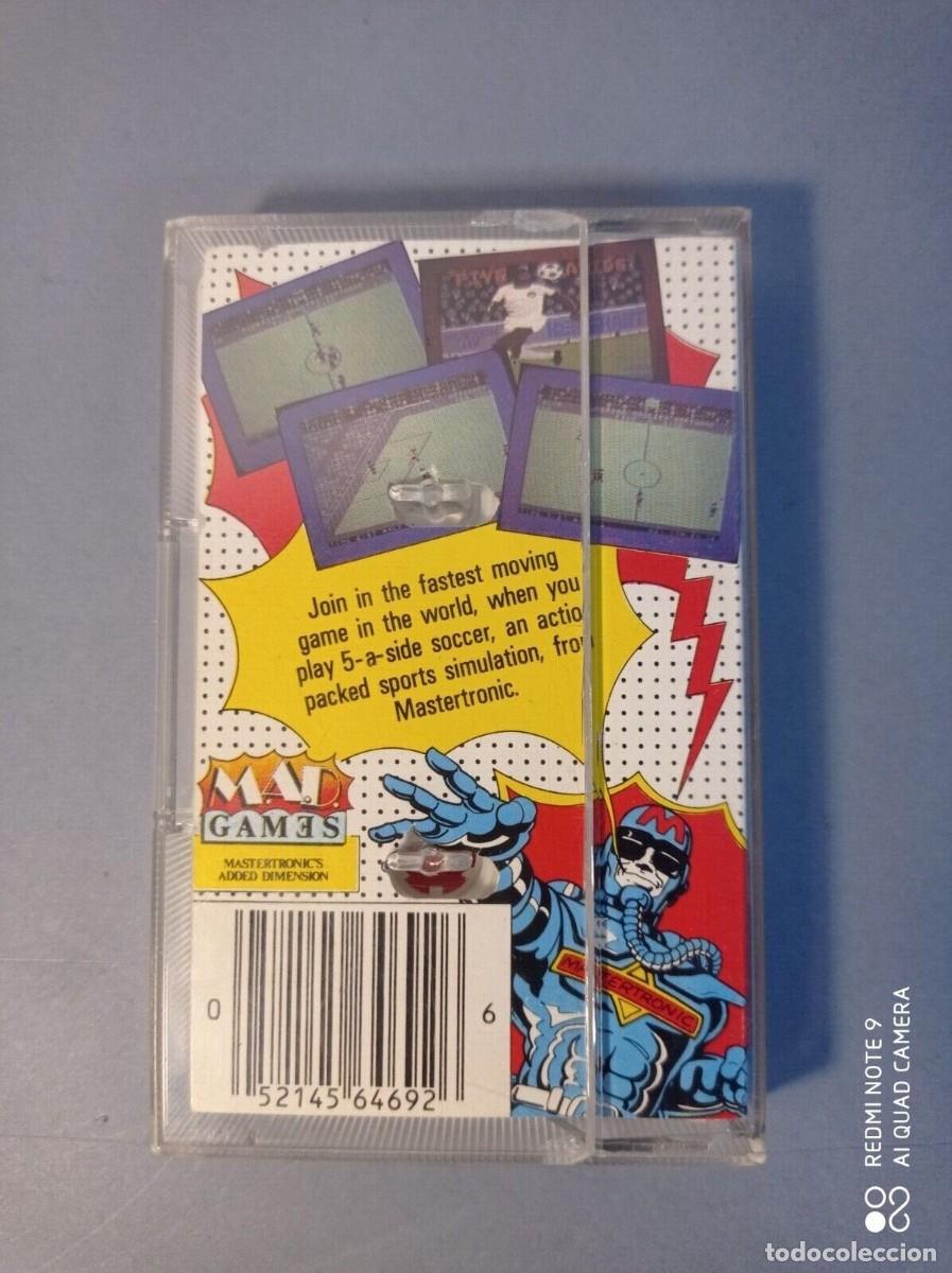 Videojuegos y consolas: Juego Commodore&nbsp; Five a side soccer ( Caja cassete ) 1985 Mad Games - Foto 6