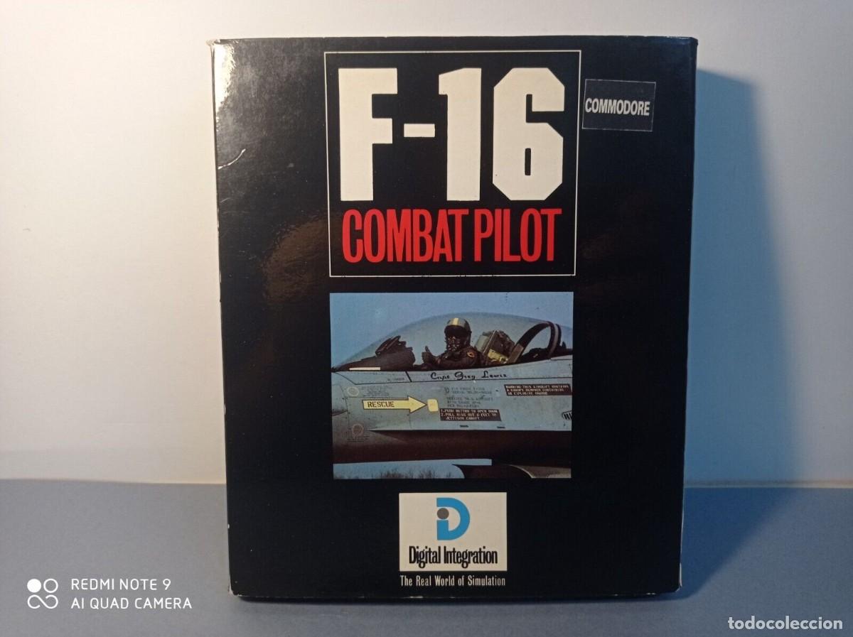 Videojuegos y consolas: Juego Commodore F-16 Combat Pilot ( caja ) 1990 Digital Integration&nbsp; - Foto 1