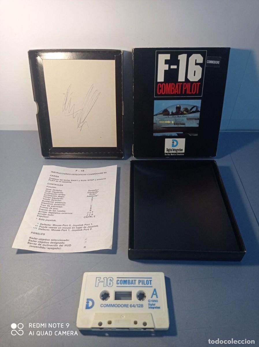 Videojuegos y consolas: Juego Commodore F-16 Combat Pilot ( caja ) 1990 Digital Integration&nbsp; - Foto 2