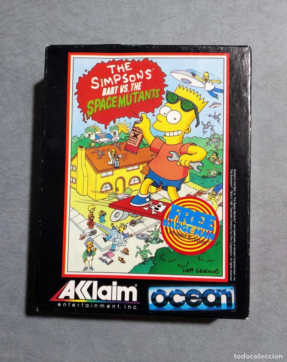 Videojuegos y consolas: THE SIMPSONS: BART VS. THE SPACE MUTANTS. OCEAN. COMMODORE 64. C64 - Foto 1