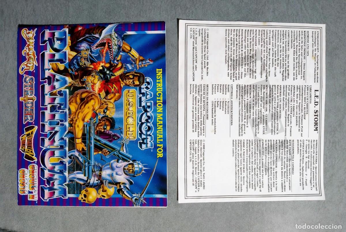 Videojuegos y consolas: PLATINUM CAPCOM: BLACK TIGER, STRIDER, FORGOTTEN WORLDS Y GHOULSN GHOSTS. COMMODORE 64. C64 - Foto 8