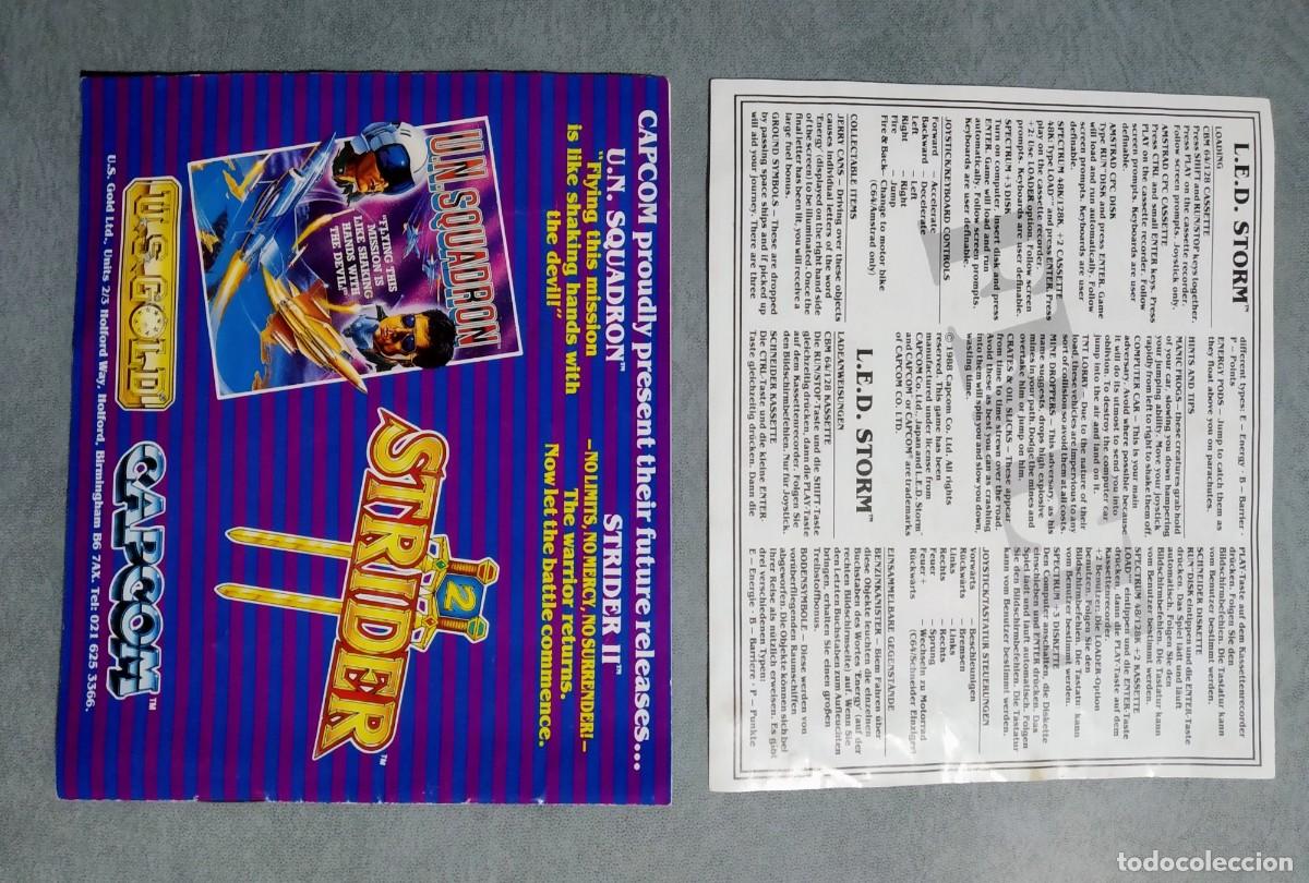Videojuegos y consolas: PLATINUM CAPCOM: BLACK TIGER, STRIDER, FORGOTTEN WORLDS Y GHOULSN GHOSTS. COMMODORE 64. C64 - Foto 9