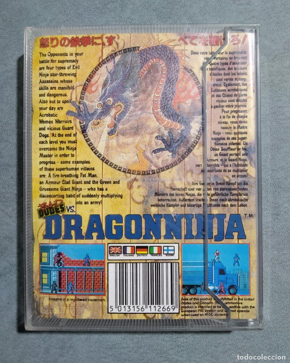 Videojuegos y consolas: DRAGON NINJA. IMAGINE. COMMODORE 64. C64 - Foto 2