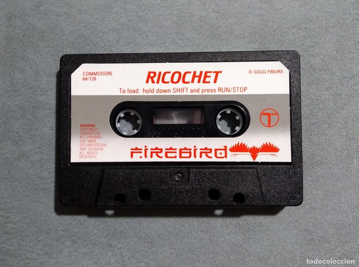 Videojuegos y consolas: RICOCHET. FIREBIRD. COMMODORE 64. C64 - Foto 7