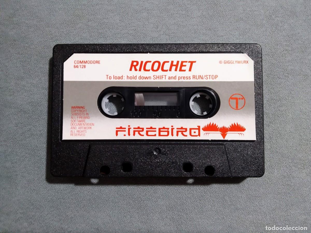 Videojuegos y consolas: RICOCHET. FIREBIRD. COMMODORE 64. C64 - Foto 8