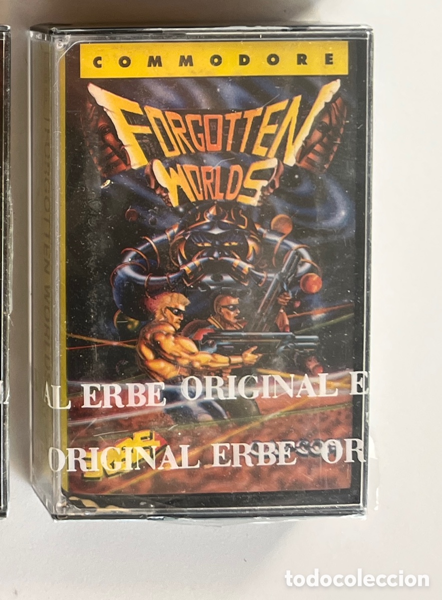 Videojuegos y consolas: Juego Commodore Forgotten Worlds Precintado Original - Foto 1