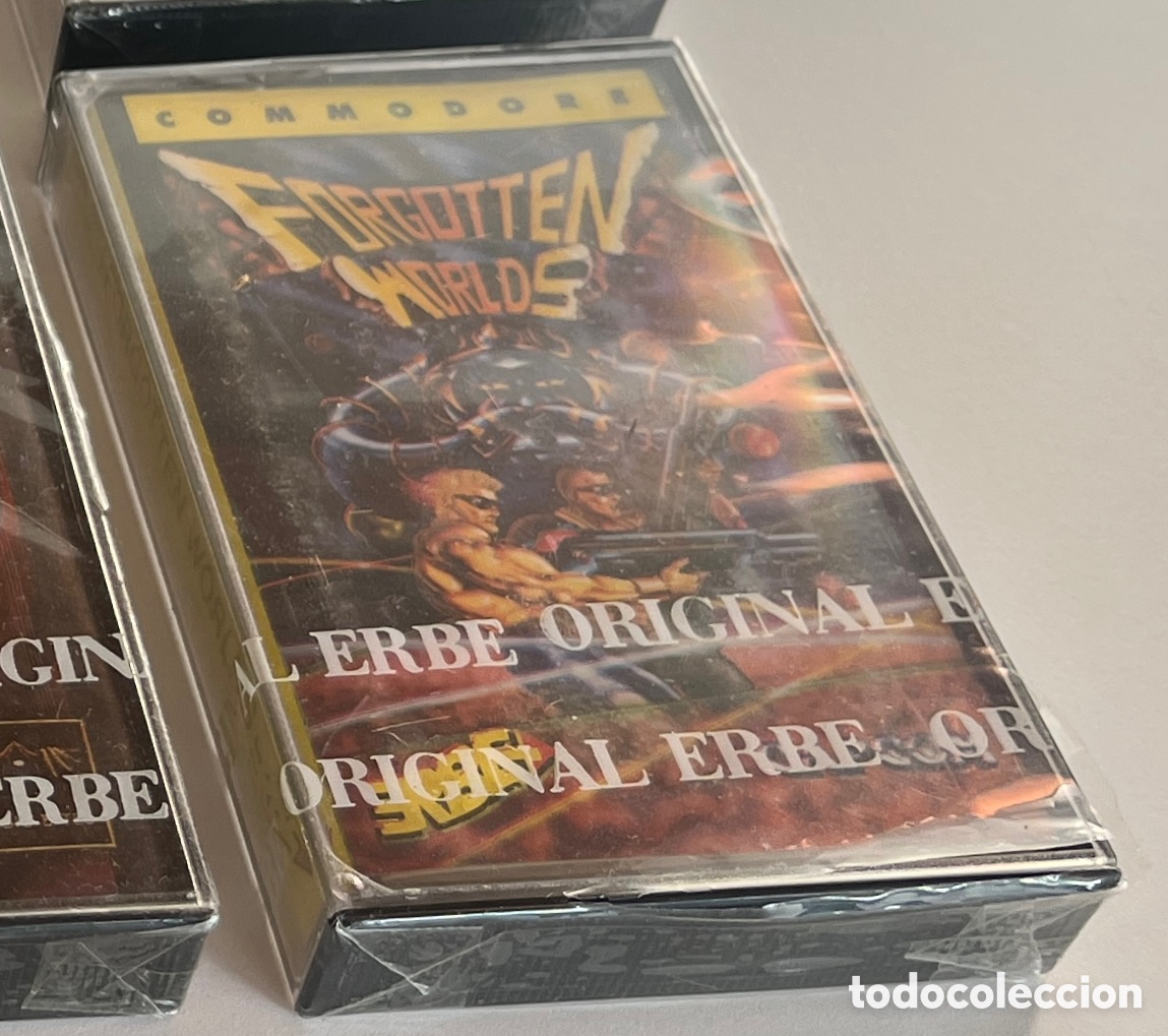 Videojuegos y consolas: Juego Commodore Forgotten Worlds Precintado Original - Foto 3