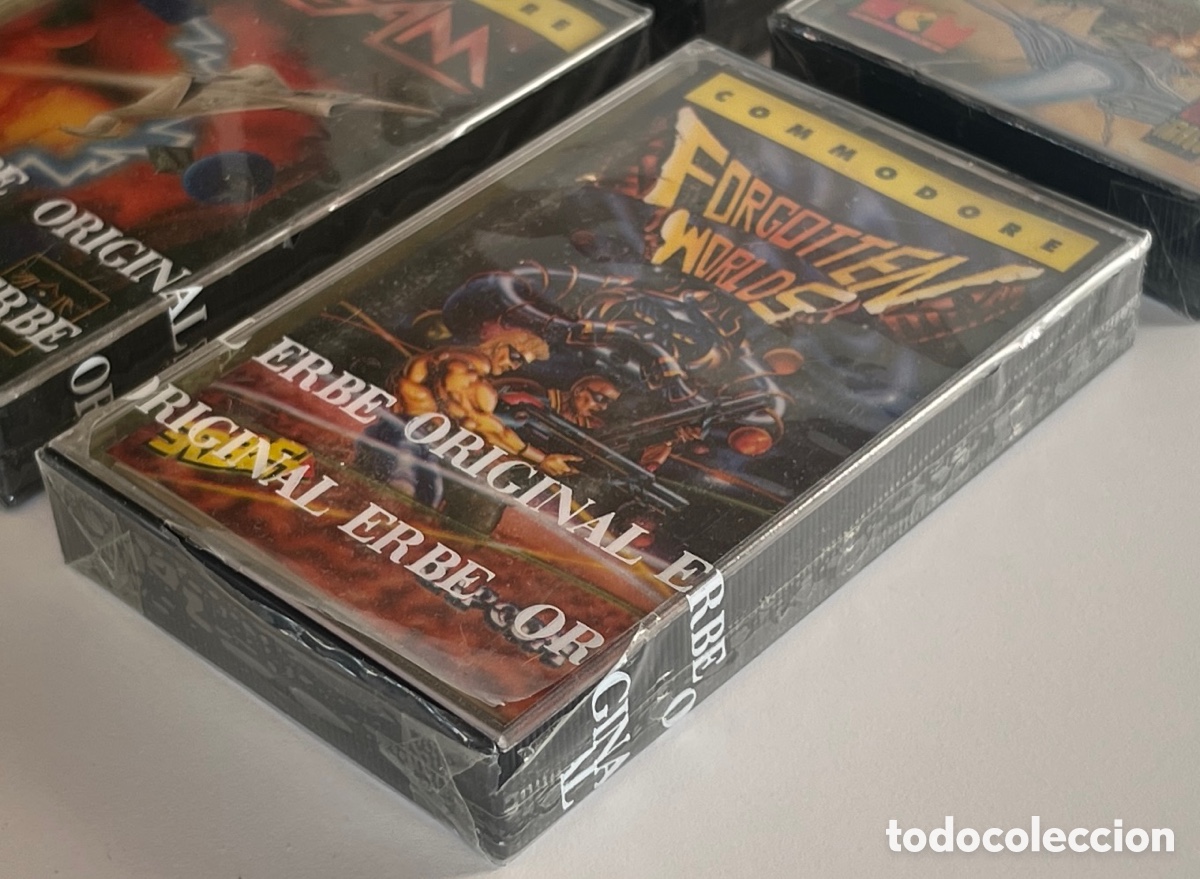 Videojuegos y consolas: Juego Commodore Forgotten Worlds Precintado Original - Foto 4