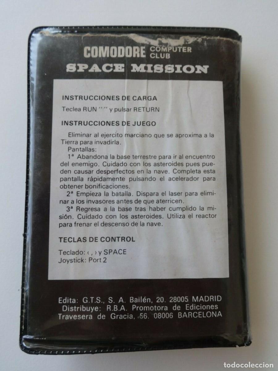 Videojuegos y consolas: SPACE MISSION COMMODORE 64 C64 CBM 64 JUEGO VIDEOJUEGO - Foto 3