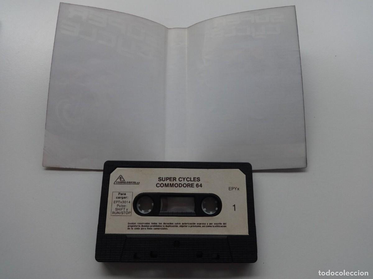 Videojuegos y consolas: SUPER CYCLE EPYX COMMODORE 64 C64 CBM 64 - Foto 5
