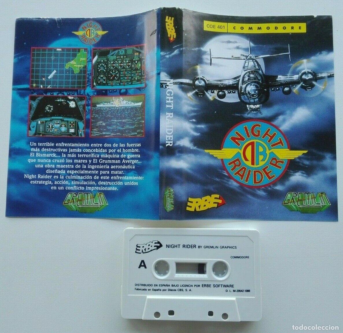 Videojuegos y consolas: NIGHT RAIDER COMMODORE 64 C64 JUEGO VIDEOJUEGO - Foto 6