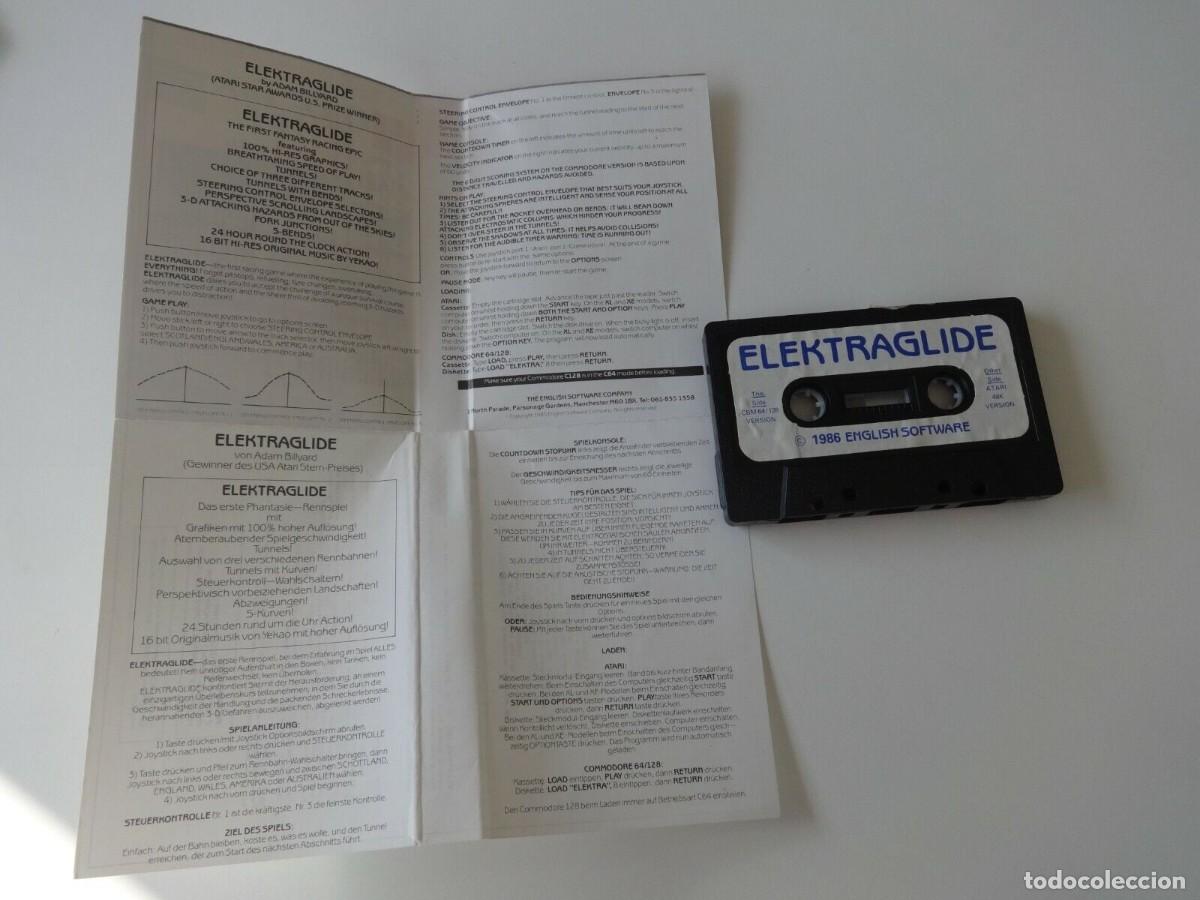 Videojuegos y consolas: ELEKTRAGLIDE COMMODORE Y ATARI COMMODORE 64 C64 CBM 64 JUEGO VIDEOJUEGO - Foto 5