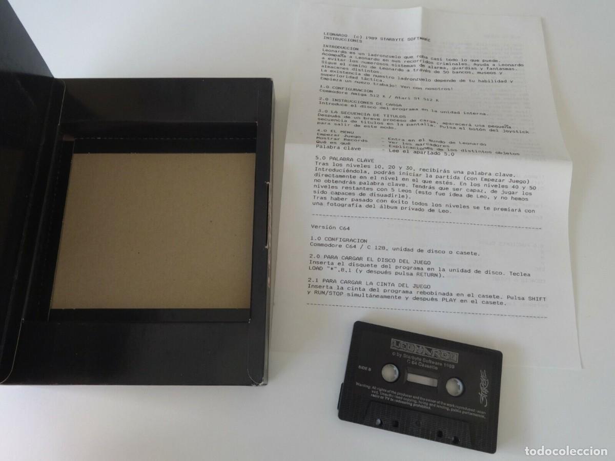 Videojuegos y consolas: LEONARDO COMMODORE 64 C64 CBM 64 JUEGO VIDEOJUEGO - Foto 7
