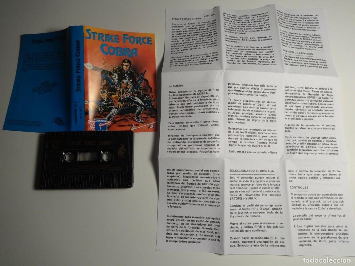 Videojuegos y consolas: STRIKE FORCE COBRA ZAFIRO SOFTWARE COMMODORE 64 C64 CBM 64 - Foto 4