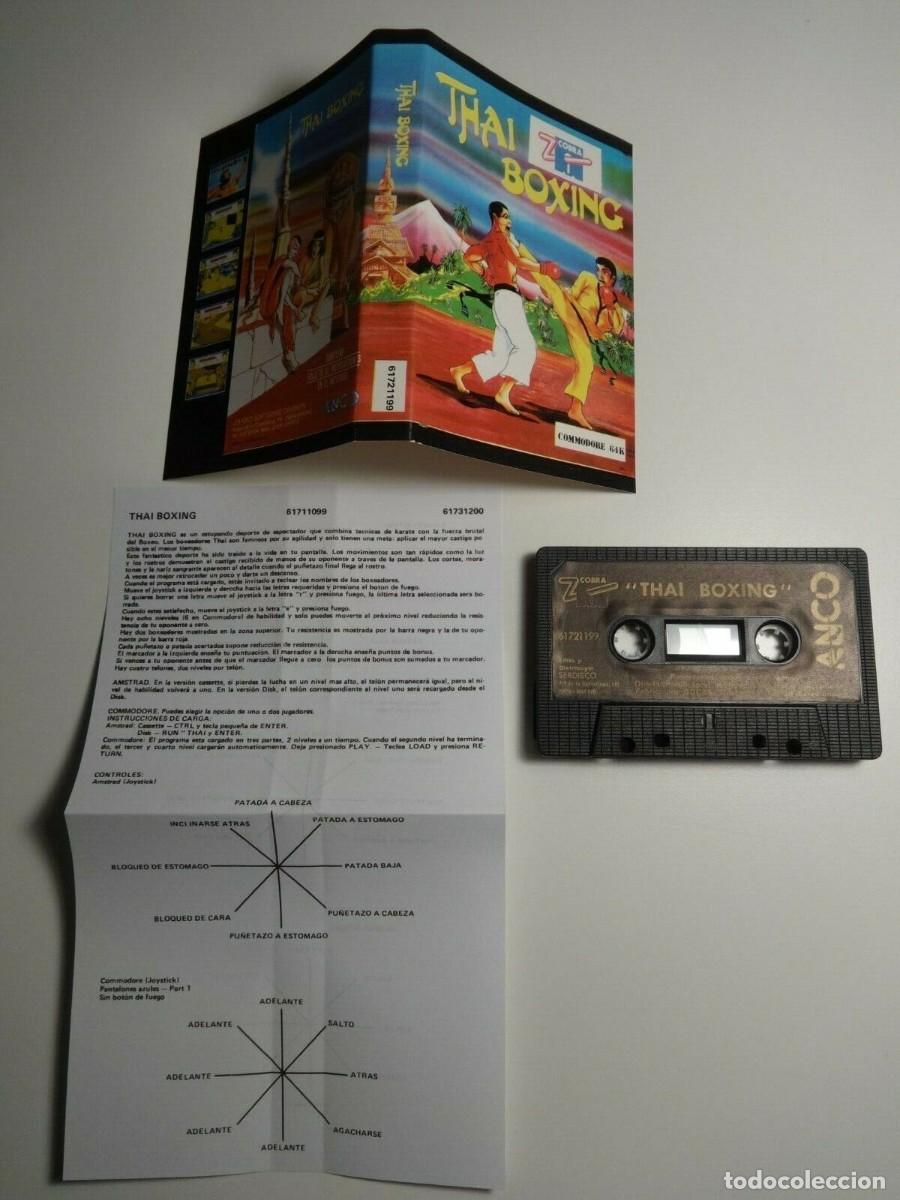 Videojuegos y consolas: THAI BOXING ZAFIRO SOFTWARE COMMODORE 64 C64 CBM 64 - Foto 4