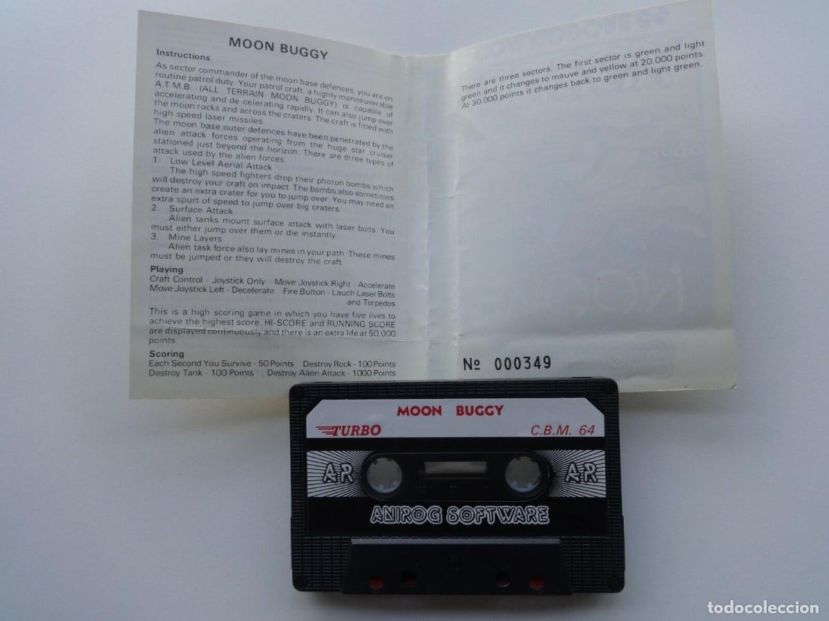 Videojuegos y consolas: MOON BUGGY COMMODORE 64 C64 CBM 64 - Foto 6