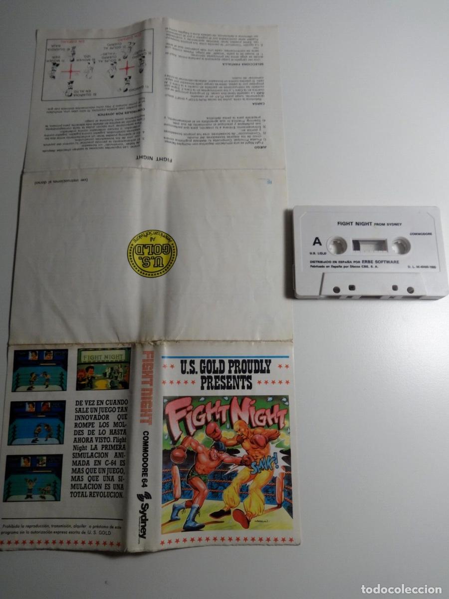 Videojuegos y consolas: FIGHT NIGHT COMMODORE C64 CBM64 - Foto 4
