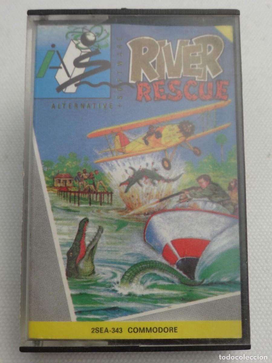 Videojuegos y consolas: RIVER RESCUE COMMODORE 64 C64 CBM 64 - Foto 1