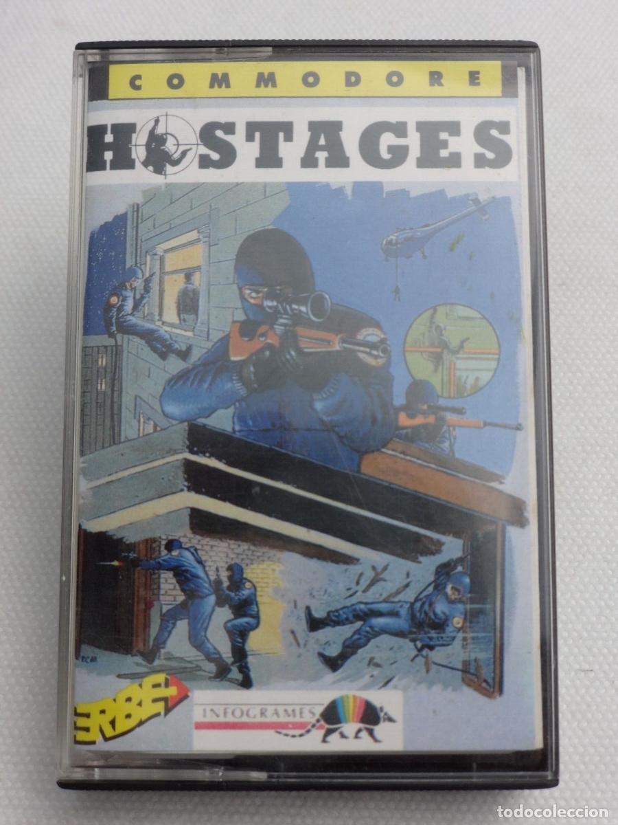 Videojuegos y consolas: HOSTAGES INFOGRAMES COMMODORE 64 C64 CBM 64 JUEGO VIDEOJUEGO - Foto 1
